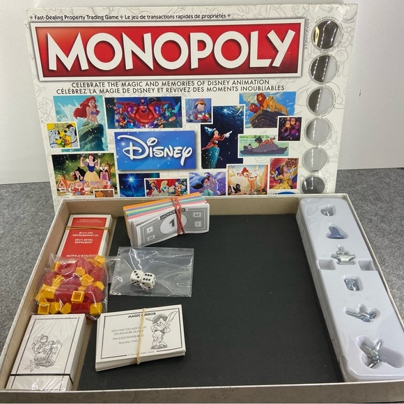 Monopoly Disney Animation Edition Board Game - Picture 3 of 7